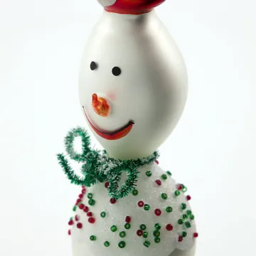 Frosty 크리스마스 데코레이션 15.9 cm 3개 세트 - White - House Doctor | 하우스닥터