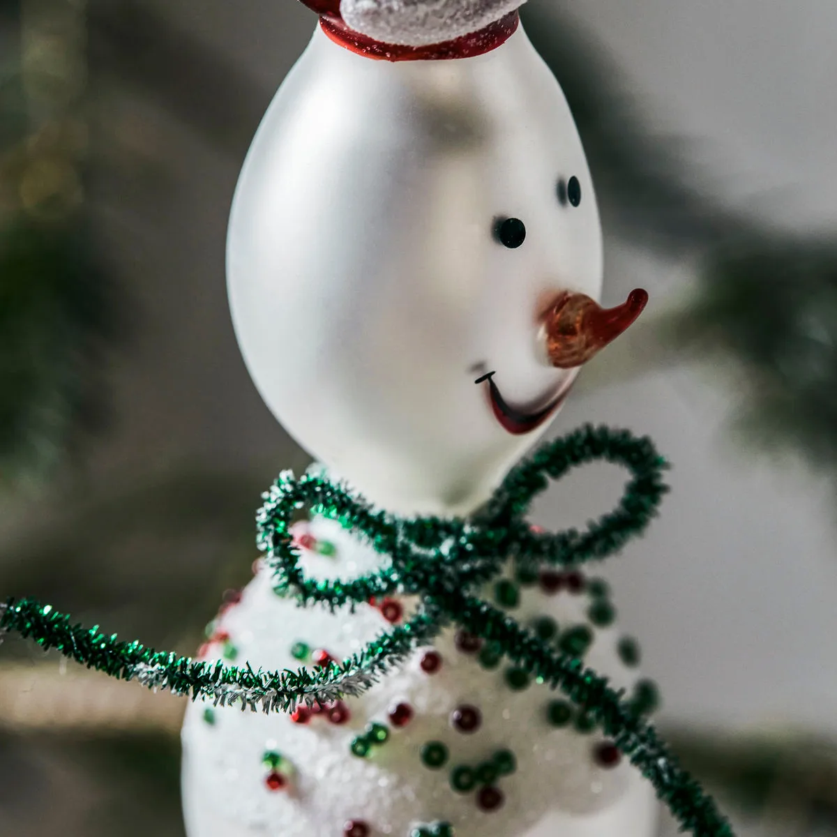Frosty 크리스마스 데코레이션 15.9 cm 3개 세트, White House Doctor | 하우스닥터