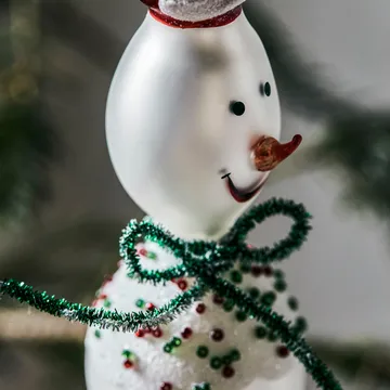 Frosty 크리스마스 데코레이션 15.9 cm 3개 세트 - White - House Doctor | 하우스닥터