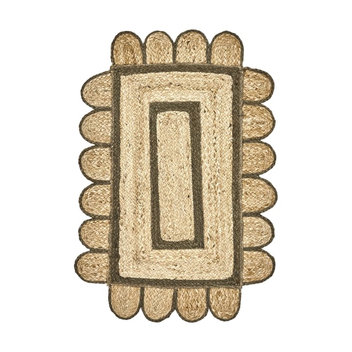 덴타 도어매트 - Green-natural, 60x90 cm - House Doctor | 하우스닥터