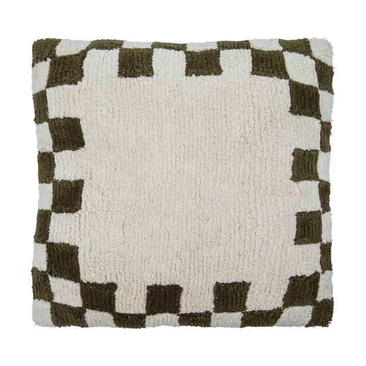 체스 쿠션 커버 - Green-off-White, 50x50 cm - House Doctor | 하우스닥터