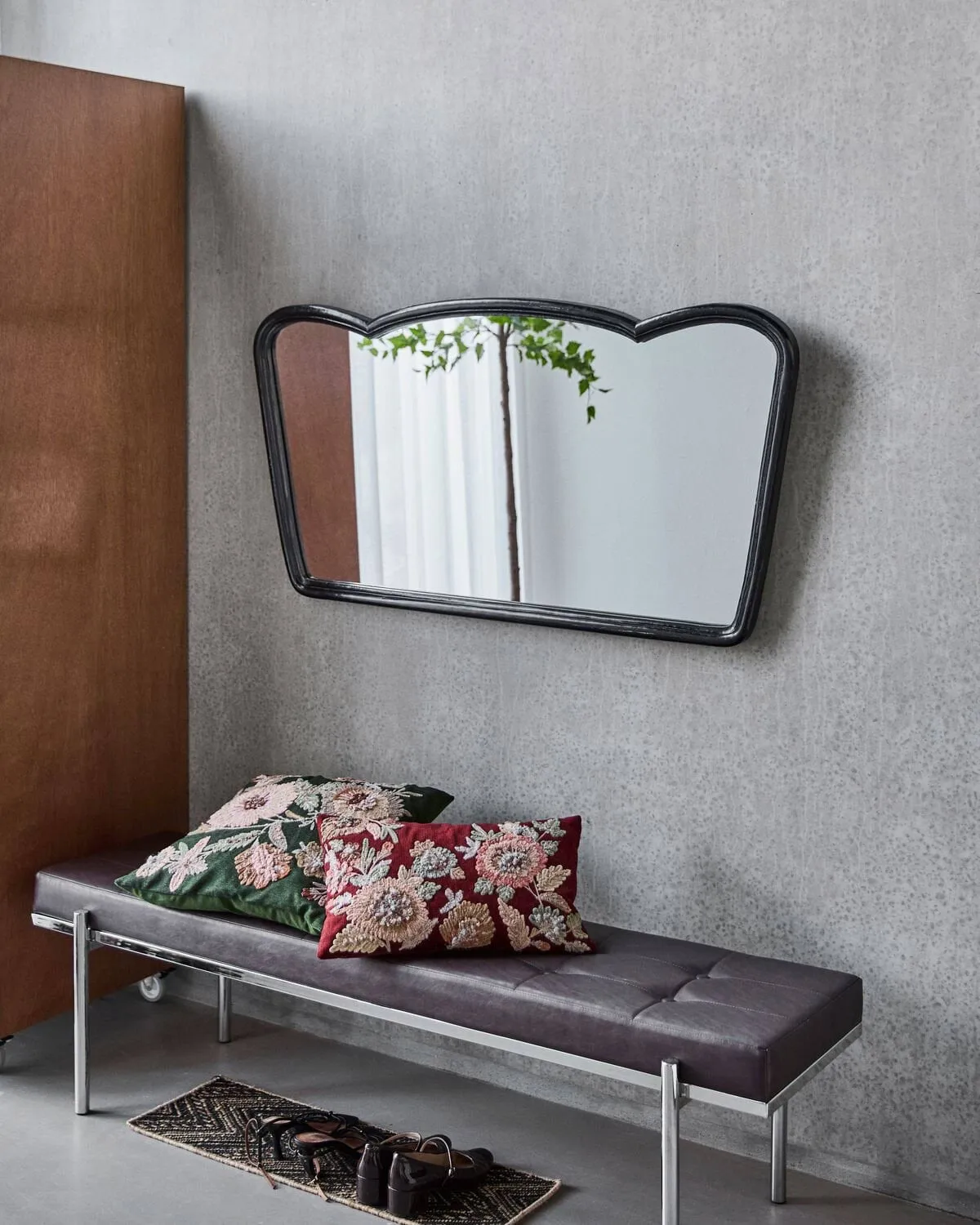 Jamp 벽 거울, Black, 127x65 cm House Doctor | 하우스닥터