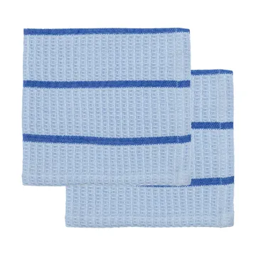 레나 행주 - Light blue-blue, 30x30 cm, 2-pack - House Doctor | 하우스닥터