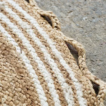 Nord 크리스마스 트리 러그 Ø120 cm - Jute-white - House Doctor | 하우스닥터