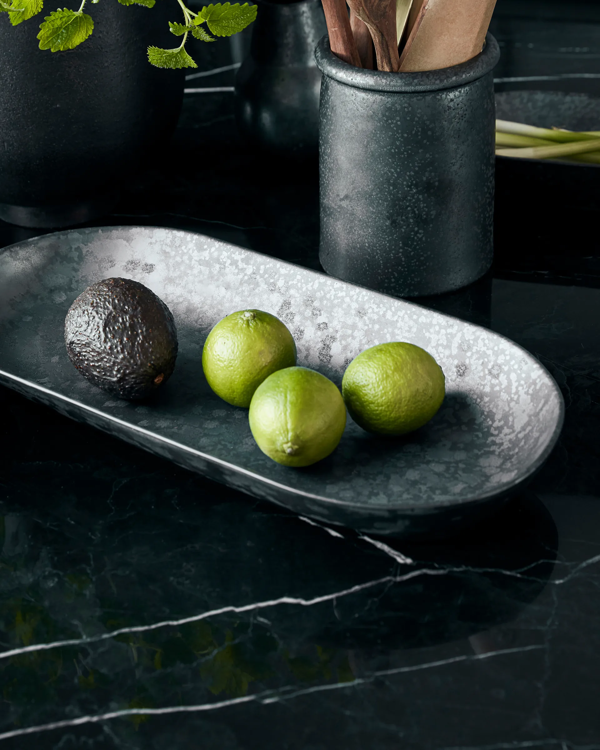 Pion 서빙 접시 19x38 cm, Black-brown House Doctor | 하우스닥터