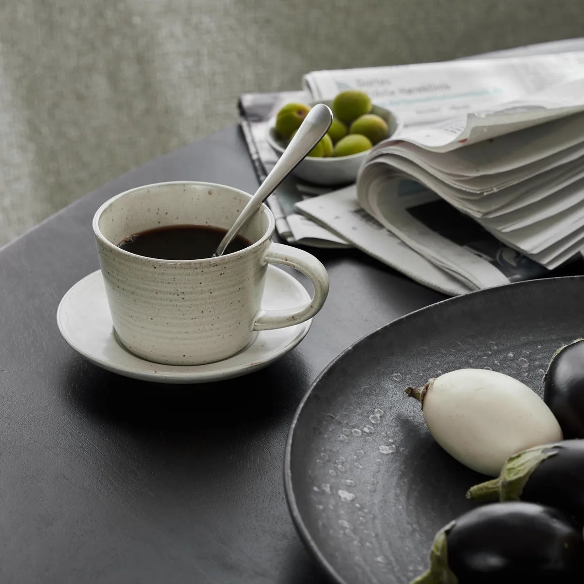 Pion 컵 & 소서 23 cl, Grey-white House Doctor | 하우스닥터