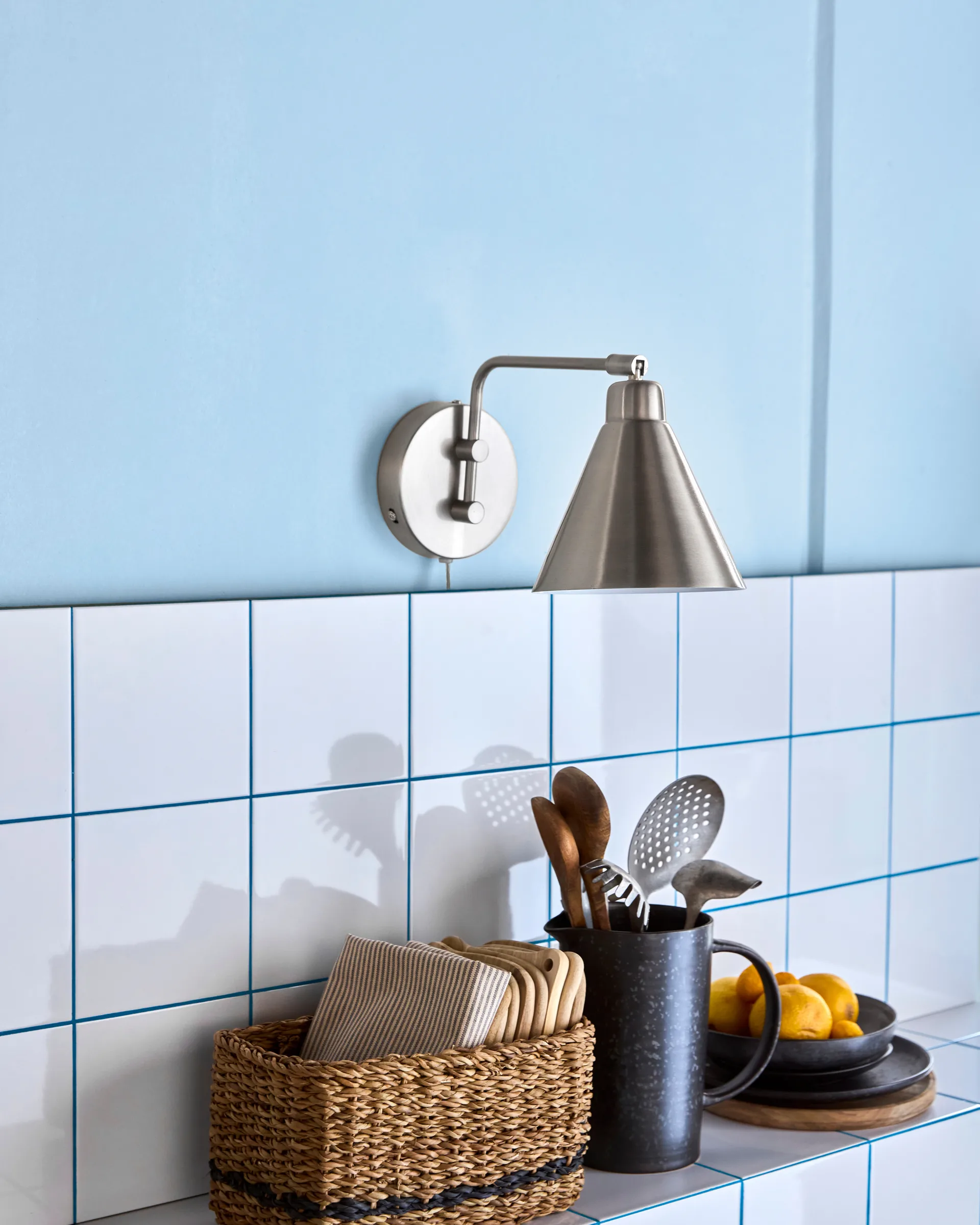 게임 벽 조명 브러시드 실버, Small, 30 cm House Doctor | 하우스닥터