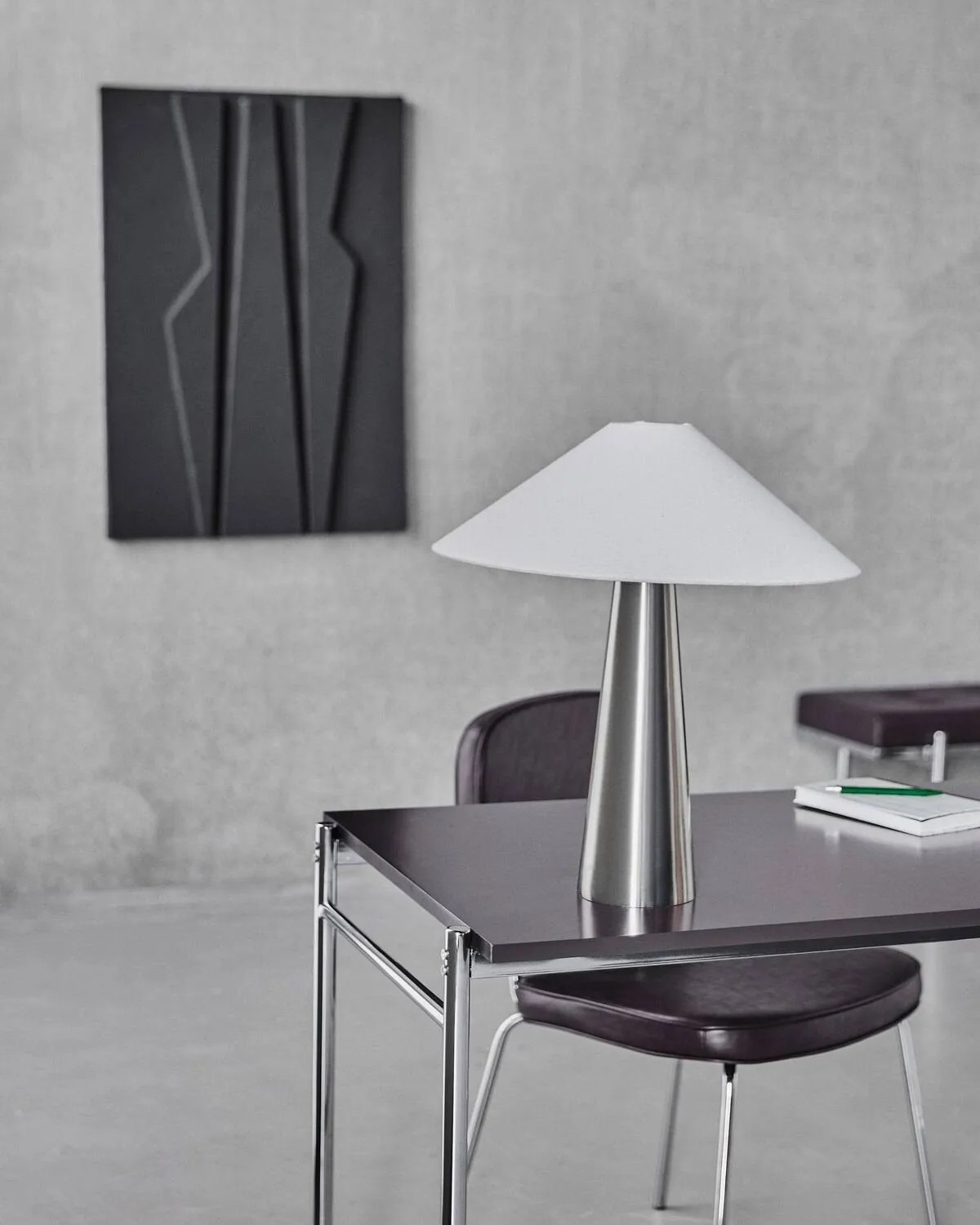 Soffi 테이블 조명, Brushed silver-Off-White, Ø42x48 cm House Doctor | 하우스닥터