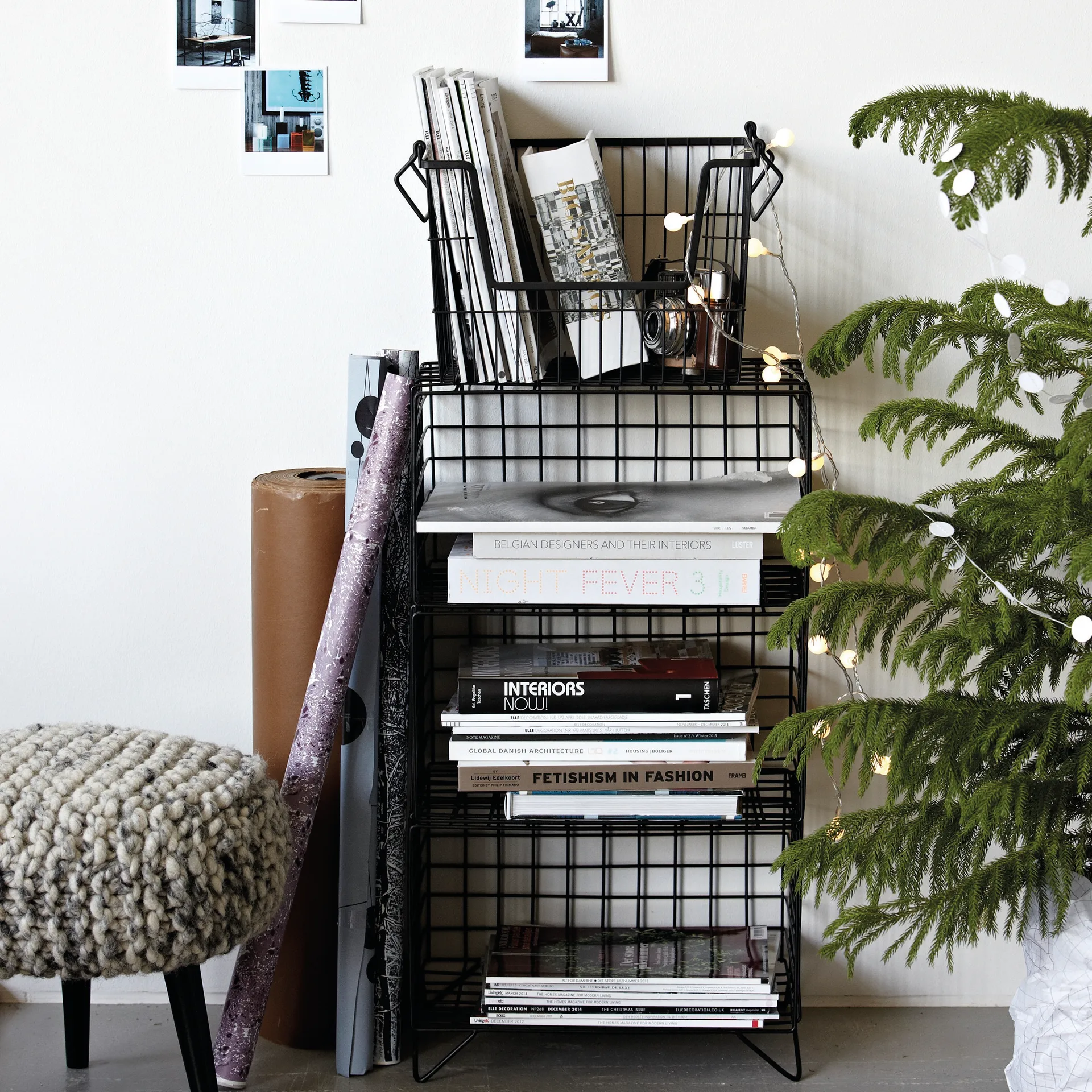 TAW 수납 바구니 라지, matte black House Doctor | 하우스닥터