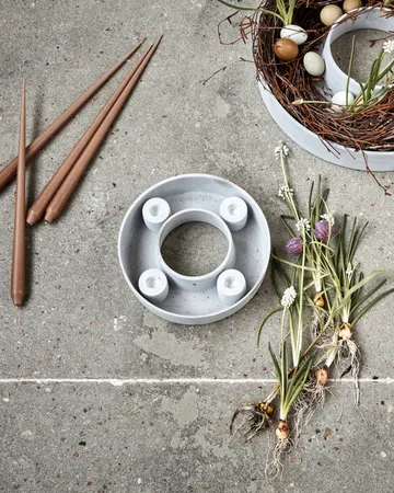 The Ring 캔들 홀더 - Grey - House Doctor | 하우스닥터