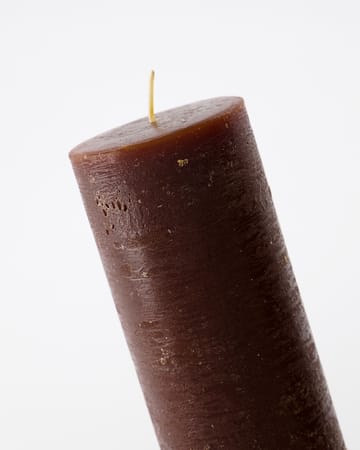 러스틱 Wax 블록 캔들 15 cm 2개 세트 - Cognac - House Doctor | 하우스닥터
