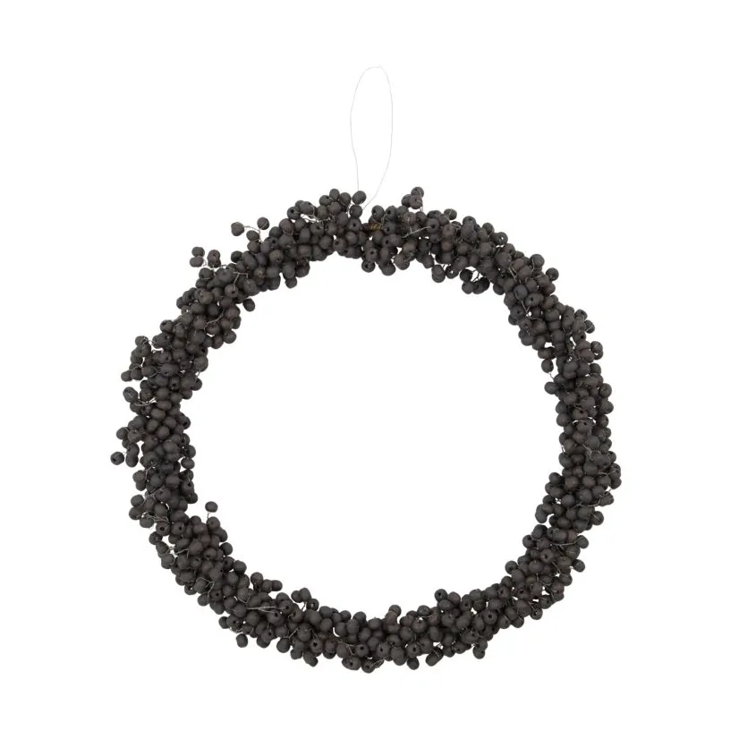 Winter 리스 Ø23 cm, Black House Doctor | 하우스닥터