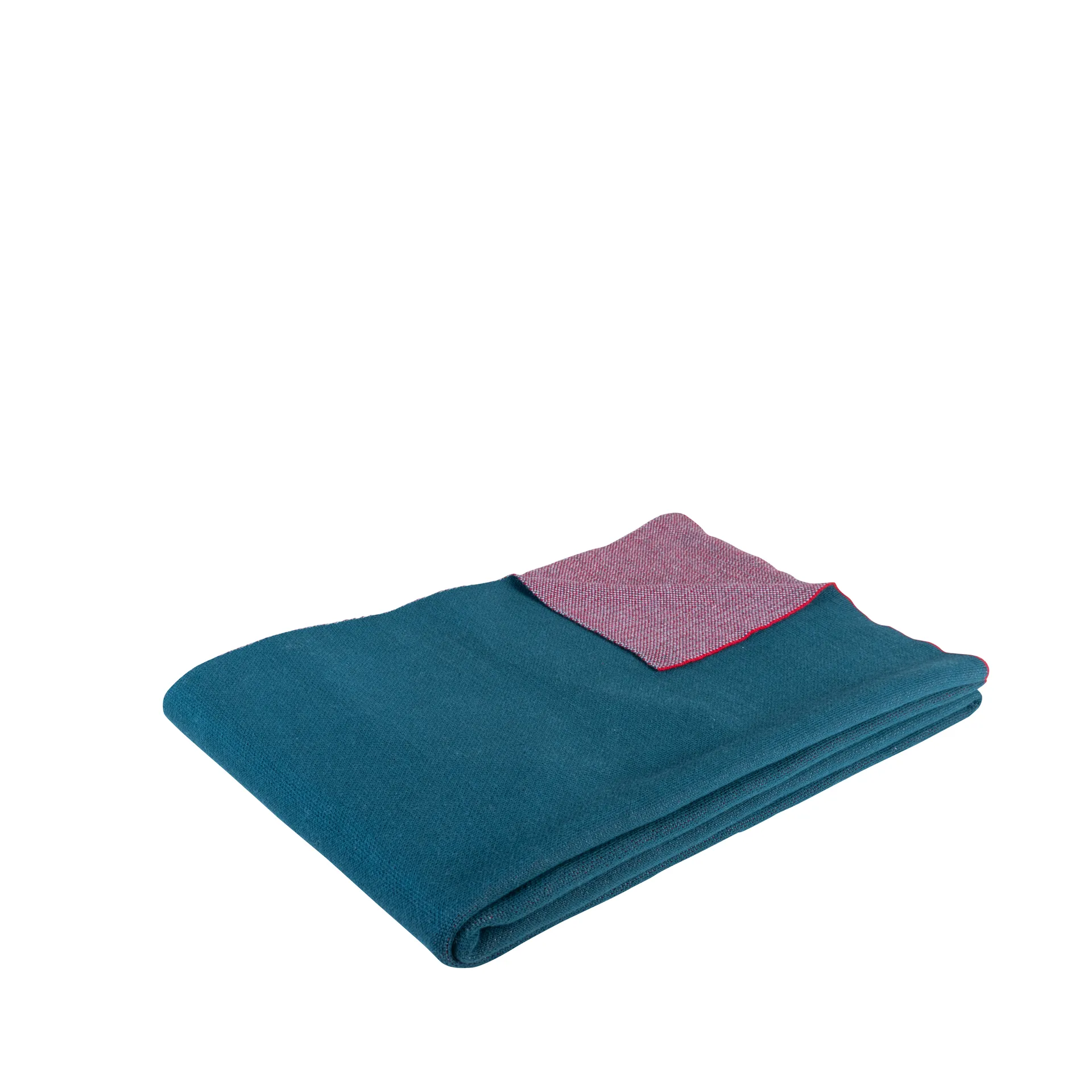 면 스로우 140x200 cm, Petroleum blue-bordeaux 휩시 인테리어