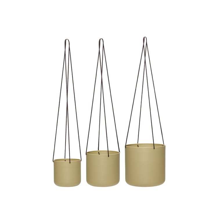 블룸 행잉 화분 3개, Beige 휩시 인테리어