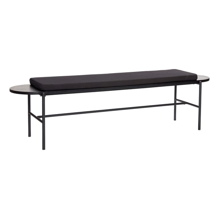 휩시 쿠션 포함 벤치 45x180 cm - Metal-black - Hübsch | 휩시