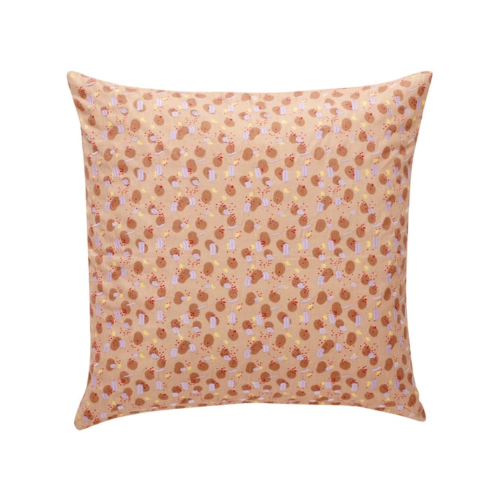면 충전재 베개 50x50 cm - Beige-brown-purple - Hübsch | 휩시