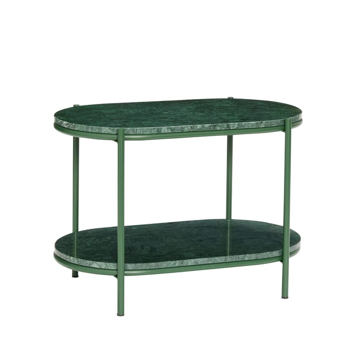 휩시 사이드 테이블 58x40 cm - Metal-green-marble - Hübsch | 휩시