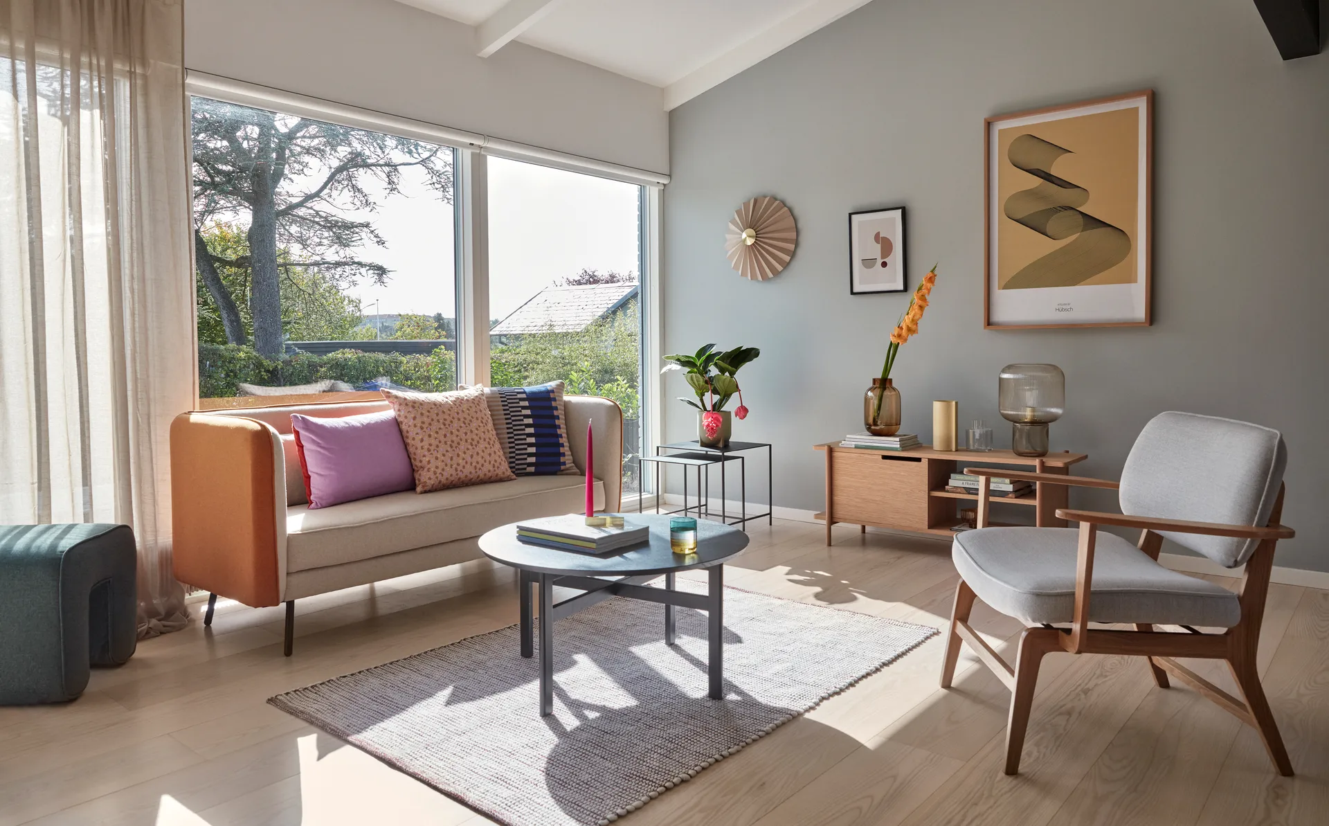 플리스 벽 조명, Beige 휩시 인테리어