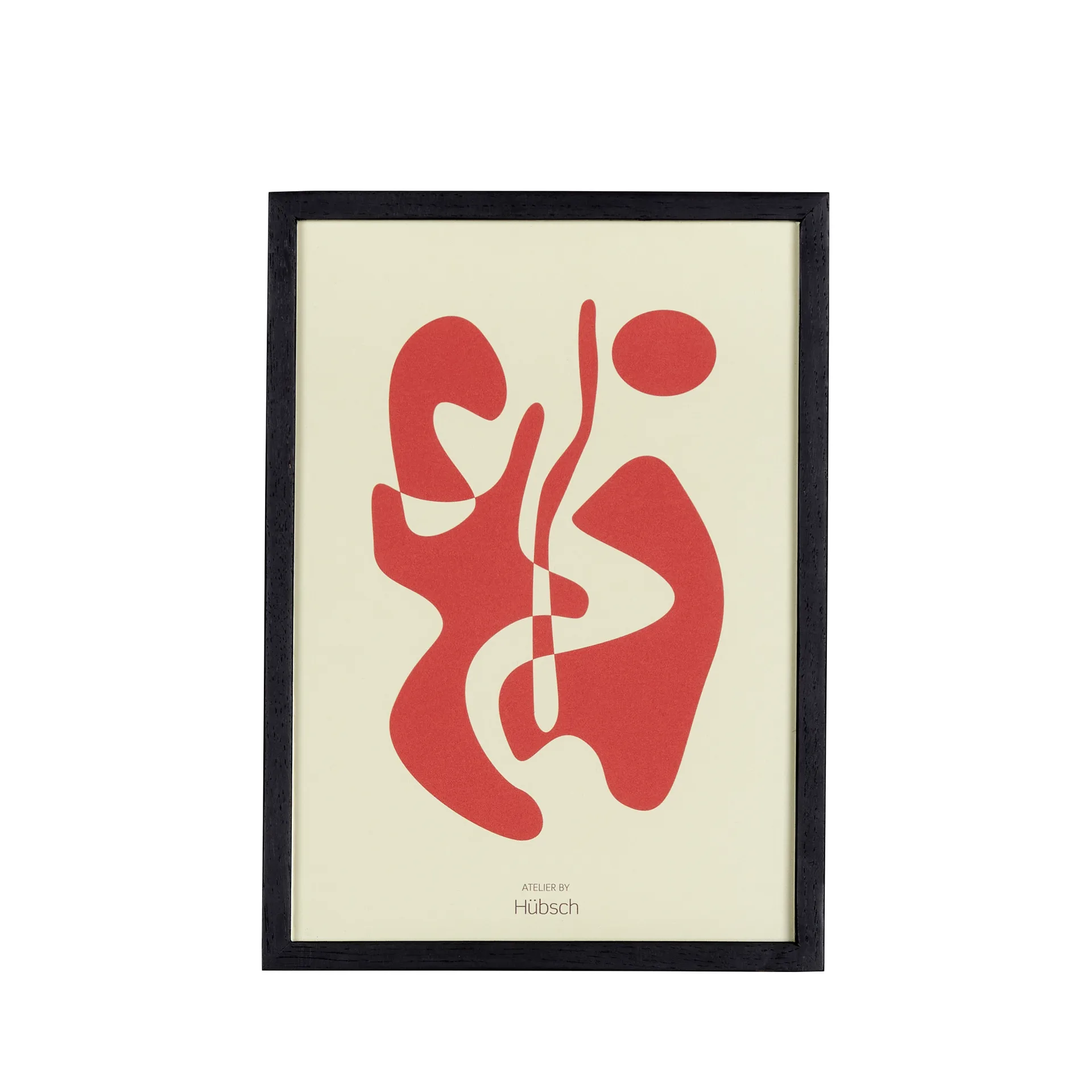 작은 나무 액자가 있는 그림, Black 휩시 인테리어