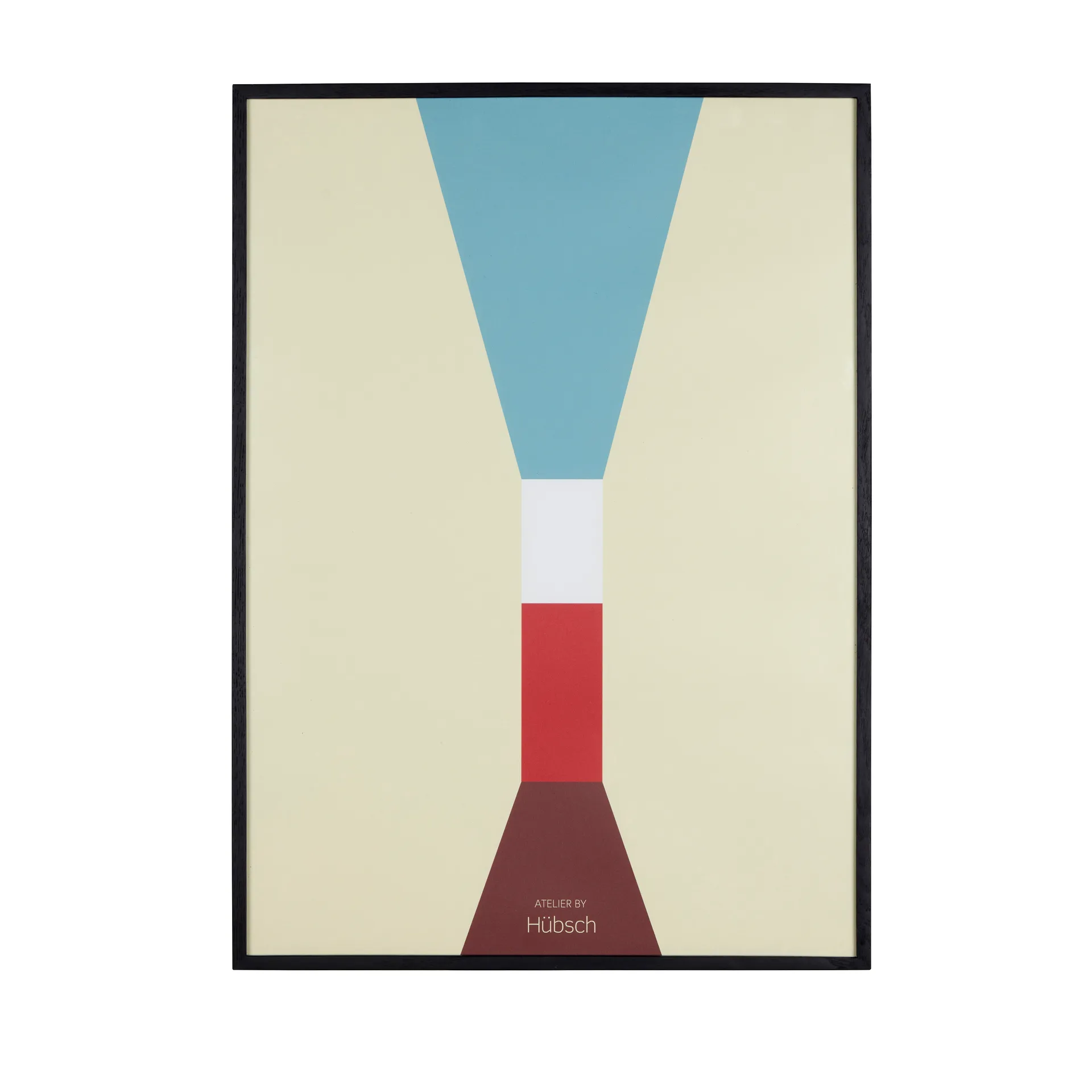 큰 나무 액자가 있는 그림, Black 휩시 인테리어