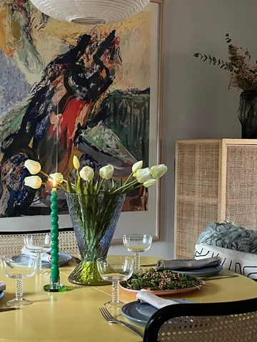 아스트라 작은 캔들 홀더 - Blue-green - 휩시 인테리어