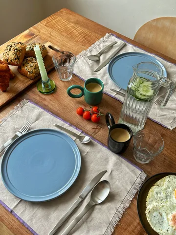 아스트라 작은 캔들 홀더 - Blue-green - 휩시 인테리어