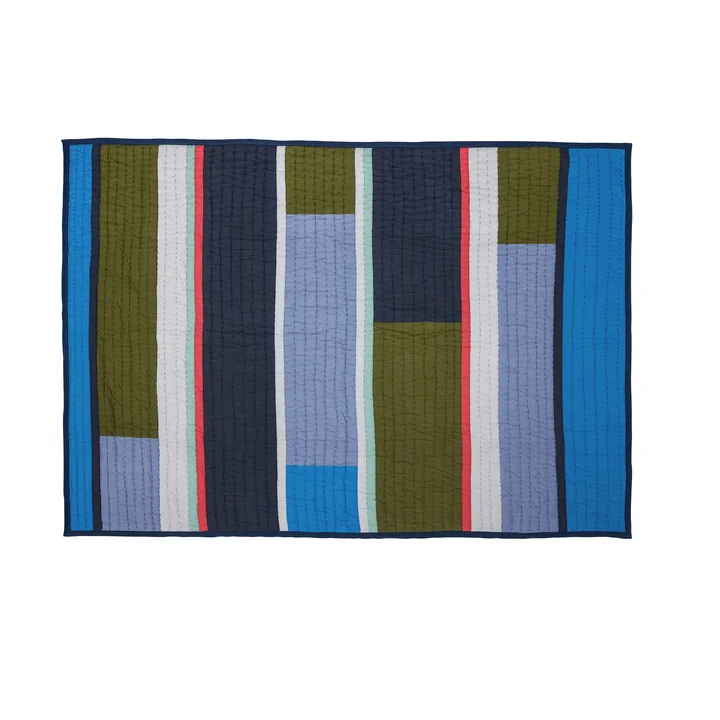파빌리온 스로우 - Blue-multicolour, 140x200 cm - Hübsch