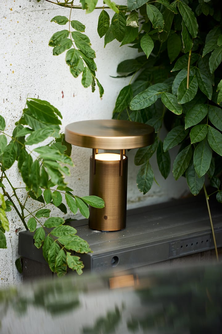 브링미 미니 무선 테이블 조명, Burnished brass 휩시 인테리어