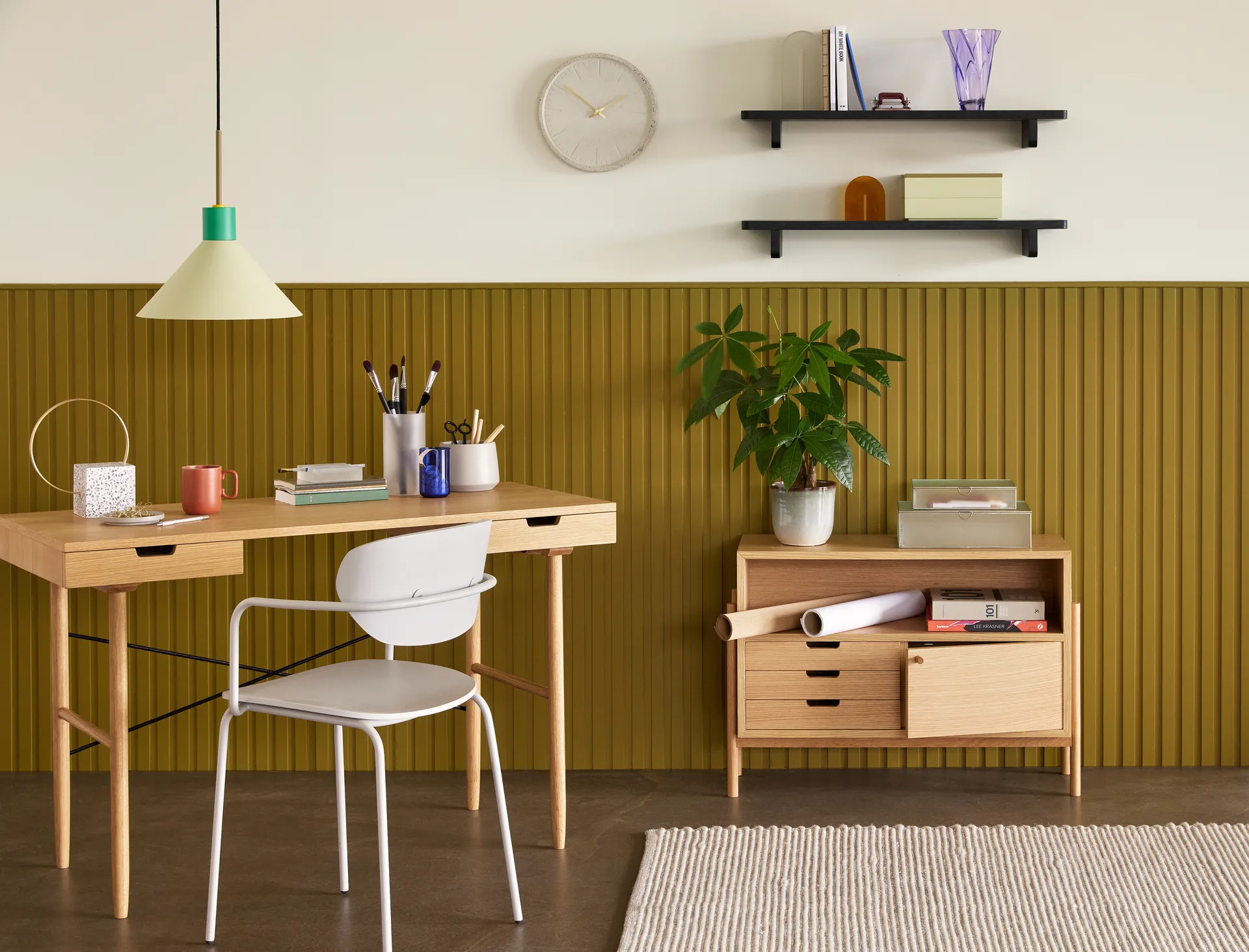 크레용 조명, Green 휩시 인테리어