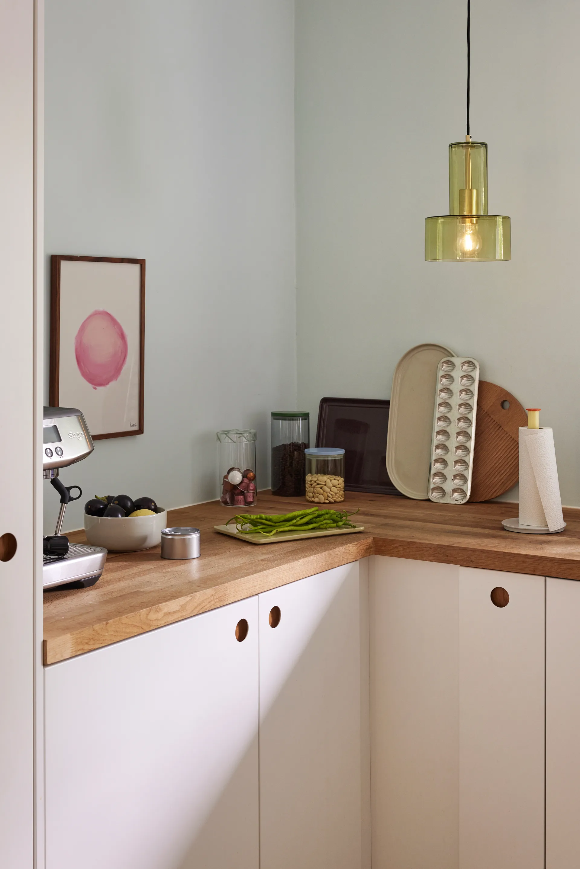 리플 펜던트 조명, Green 휩시 인테리어