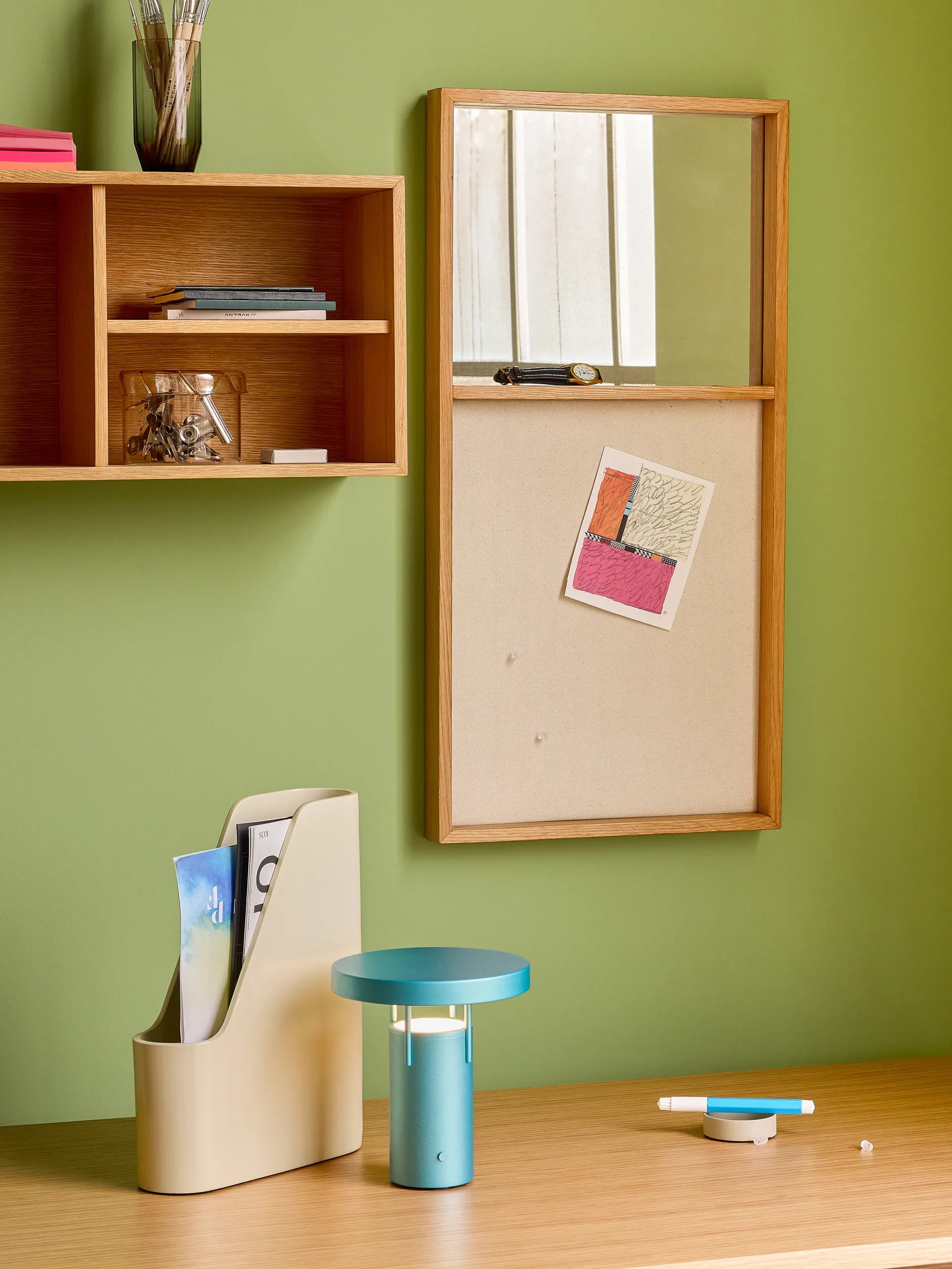 브링미 미니 무선 테이블 조명, Metallic turquoise 휩시 인테리어