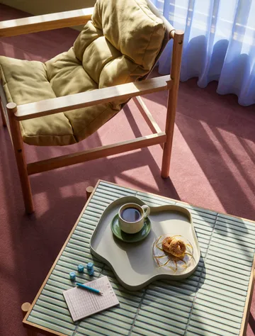 에어 스토리지 유리병 작은 사이즈 - Yellow - 휩시 인테리어