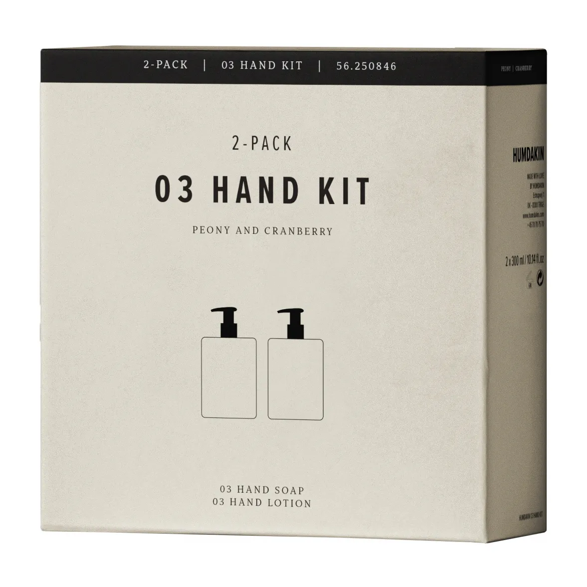 핸드케어 키트 2 x 300 ml, Peony & cranberry Humdakin | 훔다킨