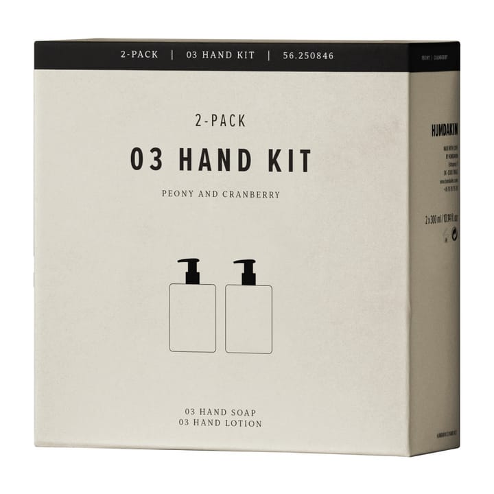 핸드케어 키트 2 x 300 ml, Peony & cranberry Humdakin | 훔다킨