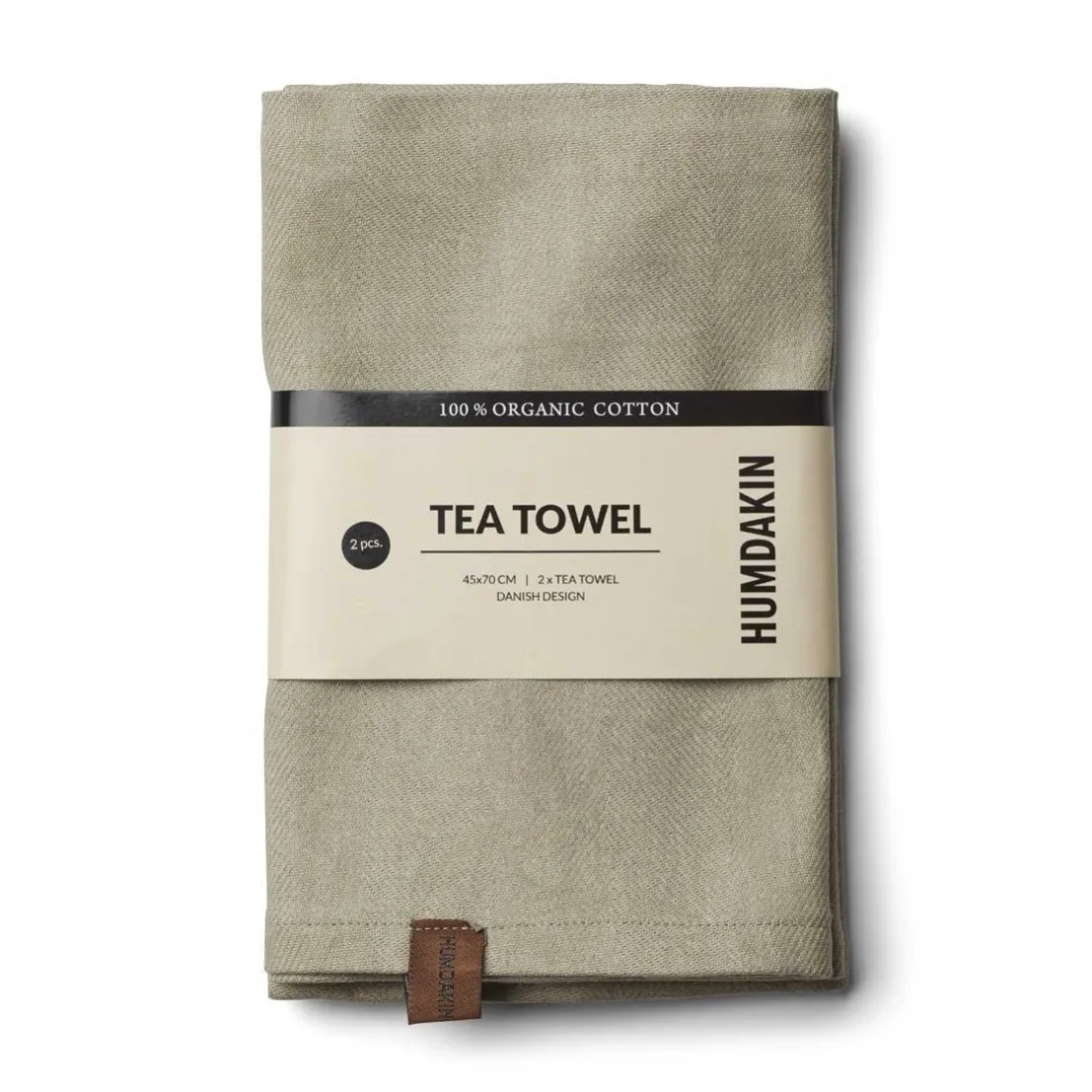 훔다킨 오가닉 주방타올 45x70 cm 2개 세트, Oak  Humdakin | 훔다킨