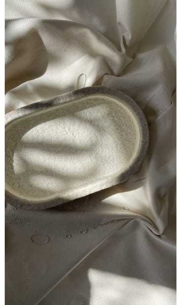 Sandstone 오벌 트레이 15x25 cm - Natural - Humdakin | 훔다킨