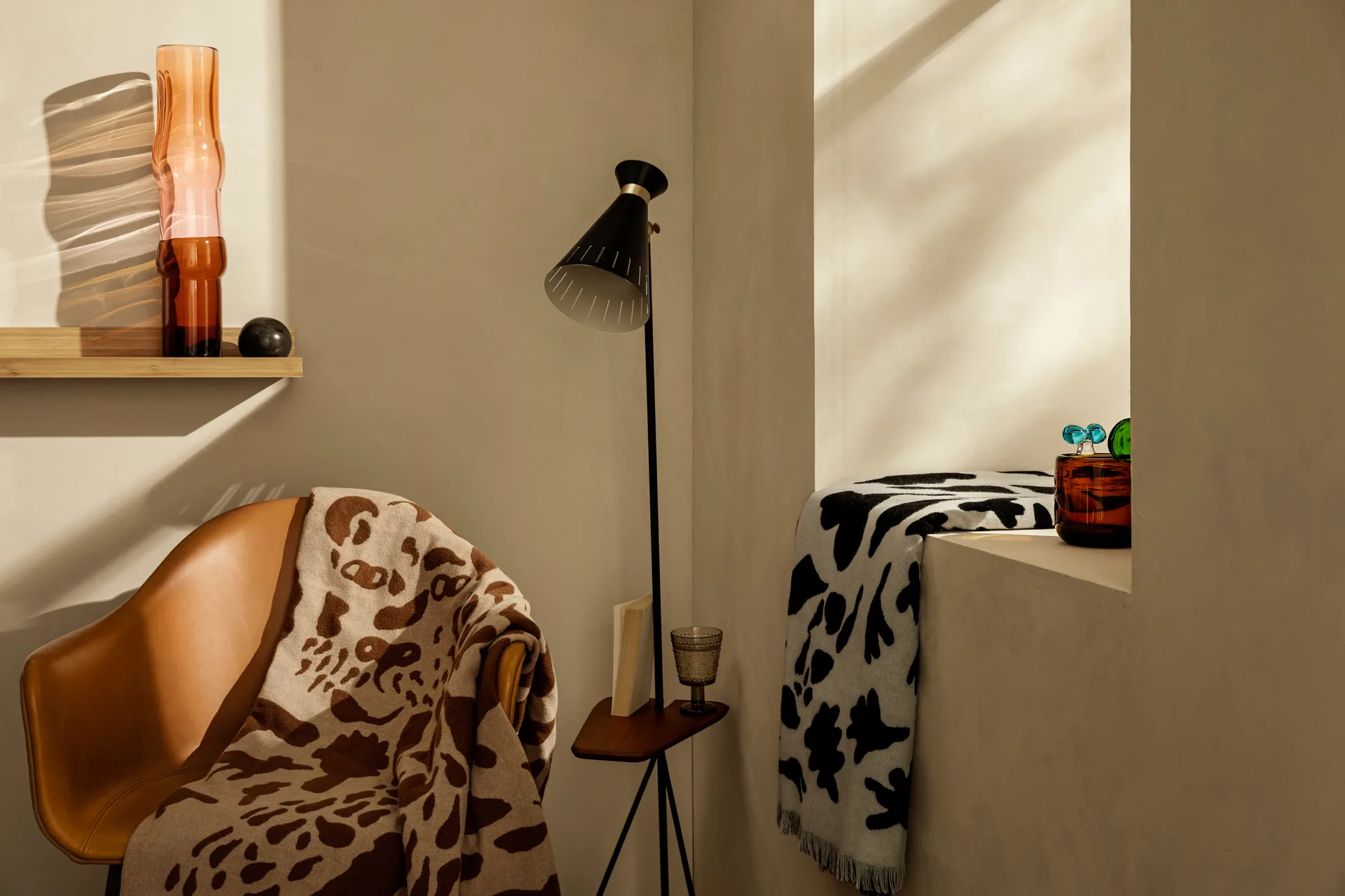 오이바 토이까 치타 울 스로우 130x180 cm, Brown Iittala | 이딸라