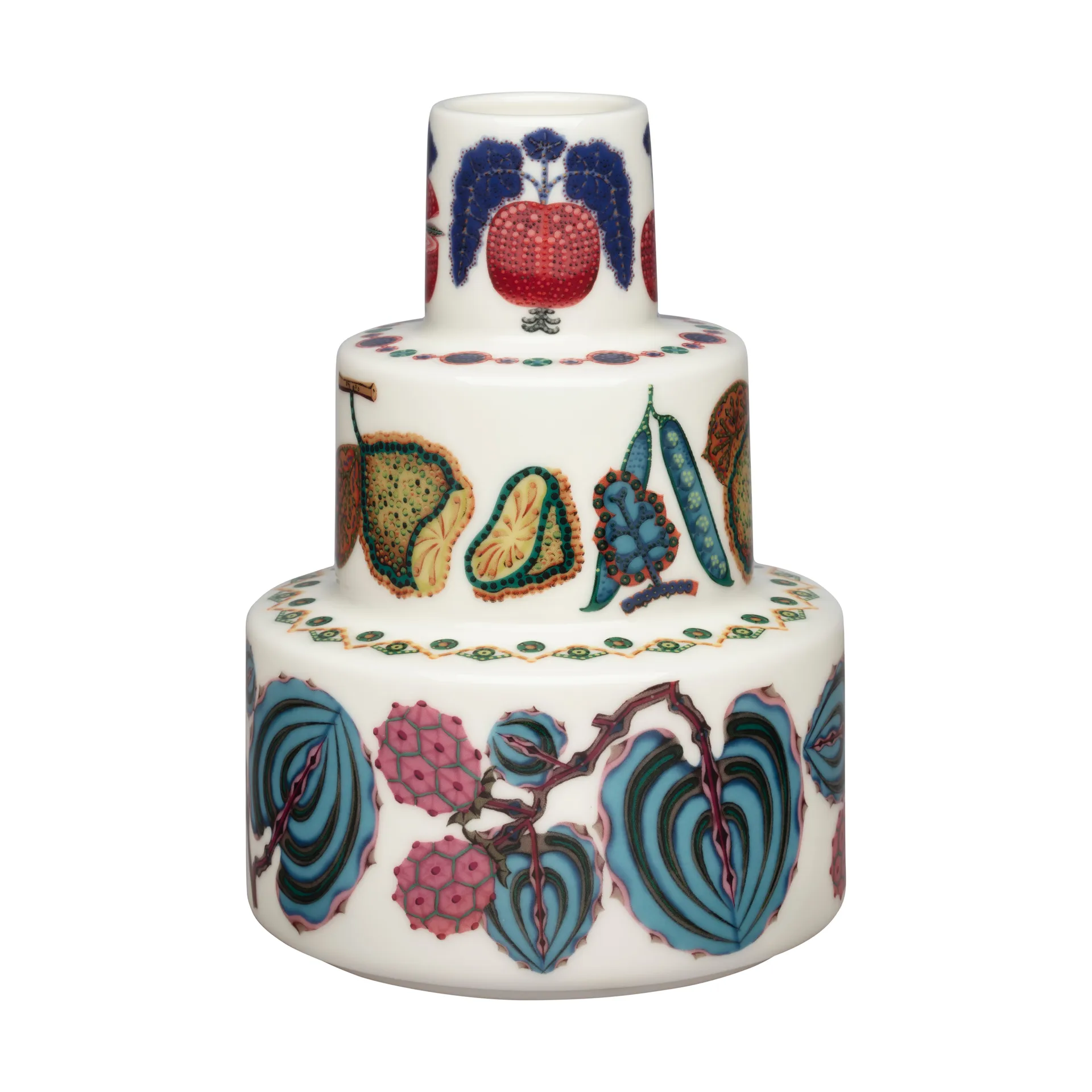 따이가 사토 화병 Ø13x18 cm, White-multi coloured Iittala | 이딸라