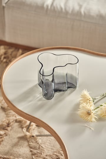 알바 알토 화병 한정판 140 mm - Clear-dark grey - Iittala | 이딸라