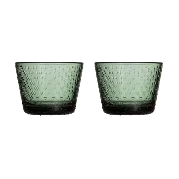 툰드라 드링킹 글라스 16 cl 2개 세트 - Pine green - Iittala | 이딸라