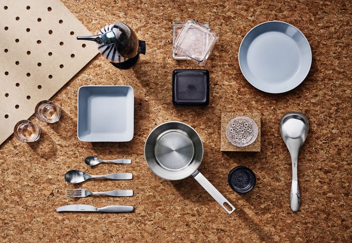 떼에마 사각 접시 16x16 cm, pearl grey Iittala | 이딸라