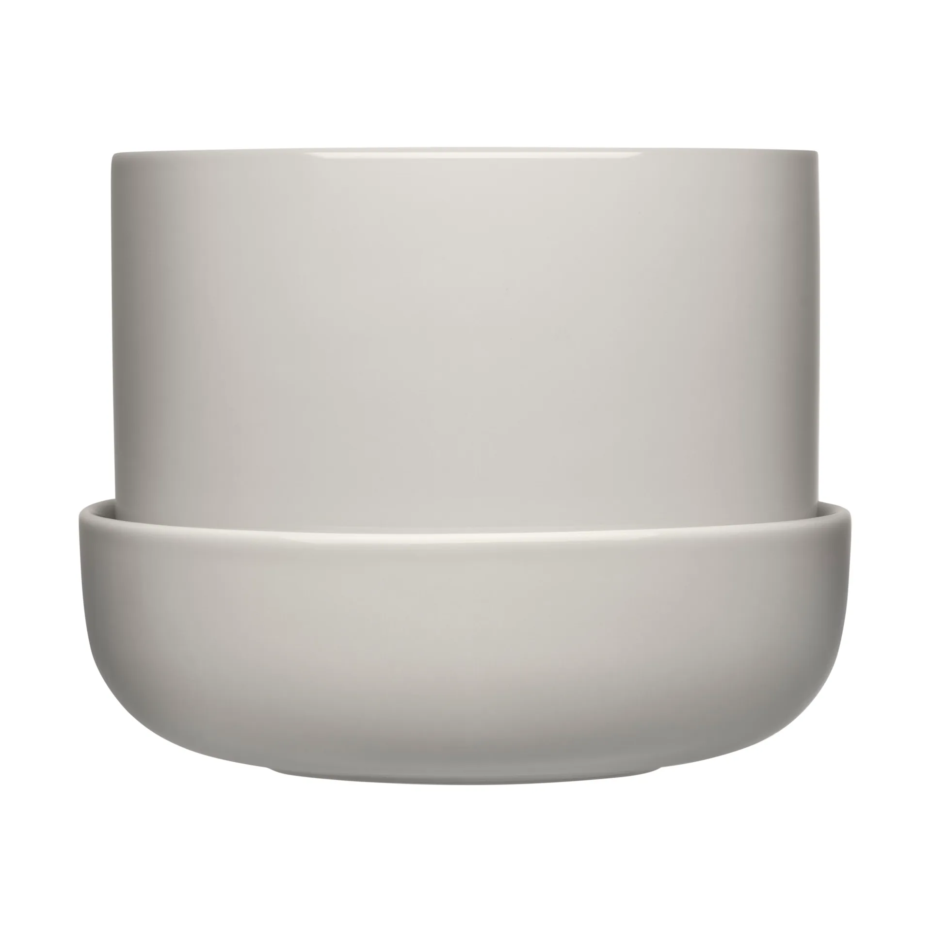 나뿔라 화분과 받침 세트 Ø17 cm h13 cm, Light gray Iittala | 이딸라