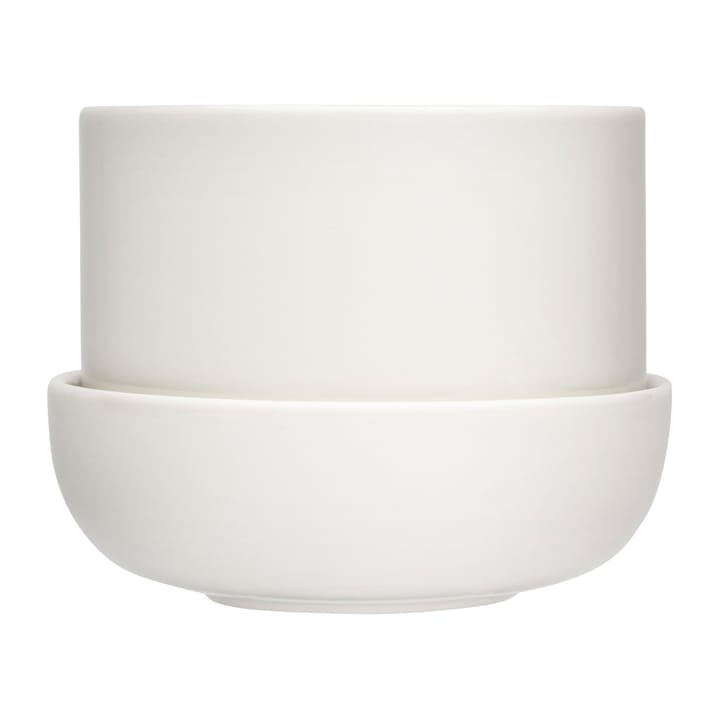 나뿔라 화분과 받침 세트 Ø17 cm h13 cm - White - Iittala | 이딸라