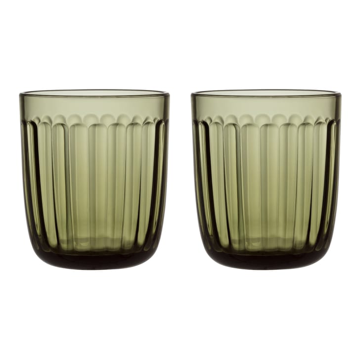라미 드링크 글라스 2개 세트 - moss green - Iittala | 이딸라