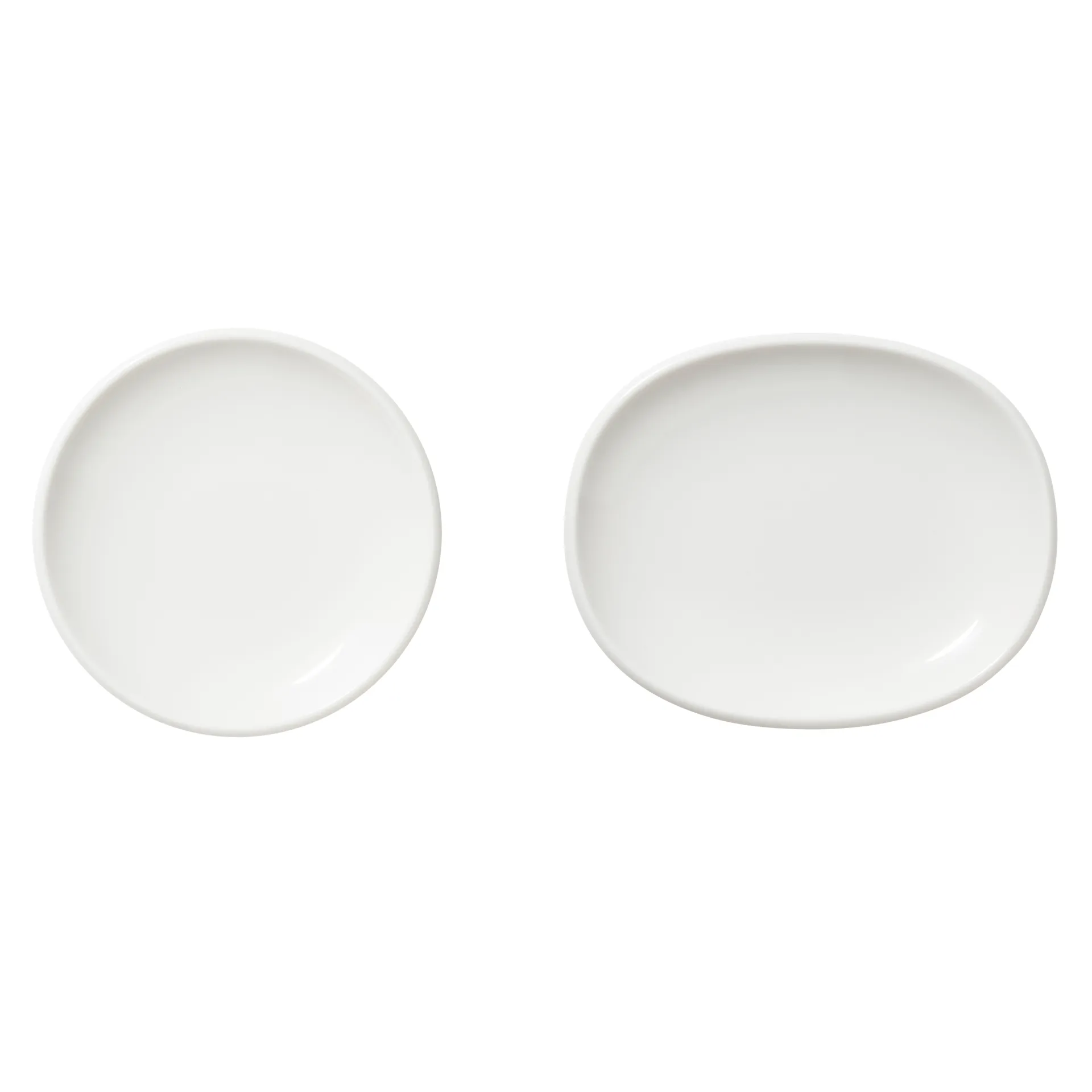 라미 접시 2 개, white Iittala | 이딸라
