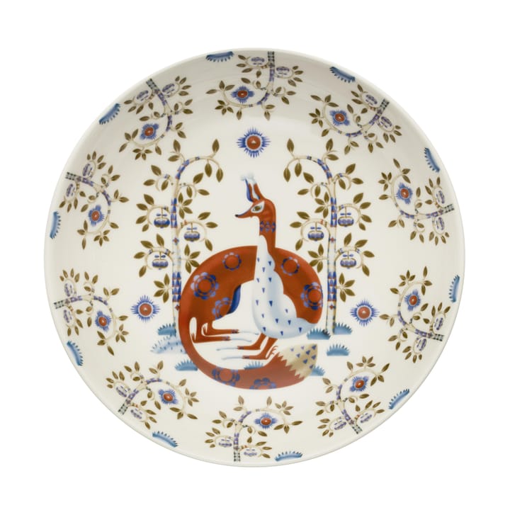 따이가 딥 플레이트 22 cm, white pattern Iittala | 이딸라
