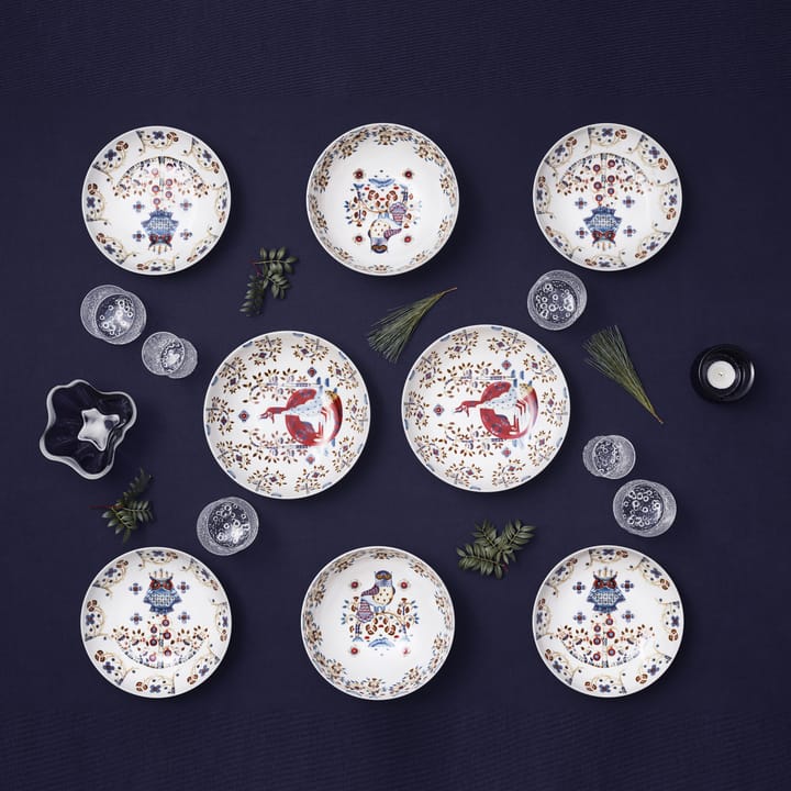 따이가 딥 플레이트 22 cm, white pattern Iittala | 이딸라