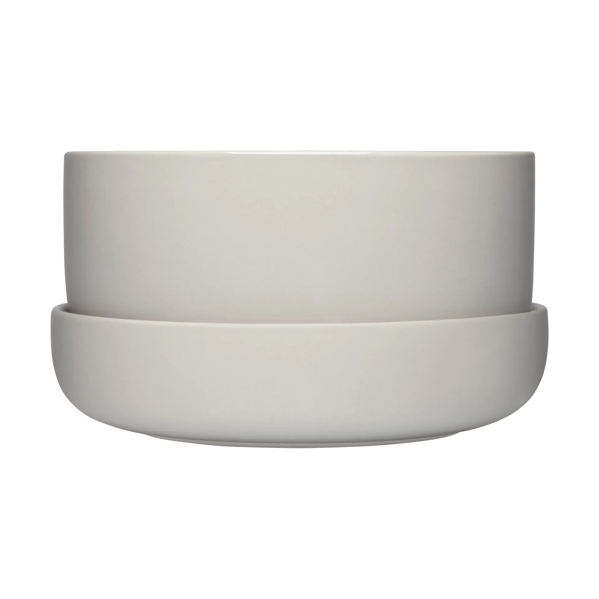 나뿔라 화분과 받침 Ø24 cm h13 cm, Light grey Iittala | 이딸라