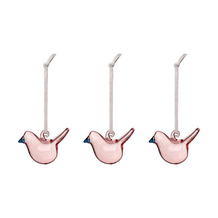 글래스 버드 3개 세트 - Pink, mini, 3-pack - Iittala | 이딸라