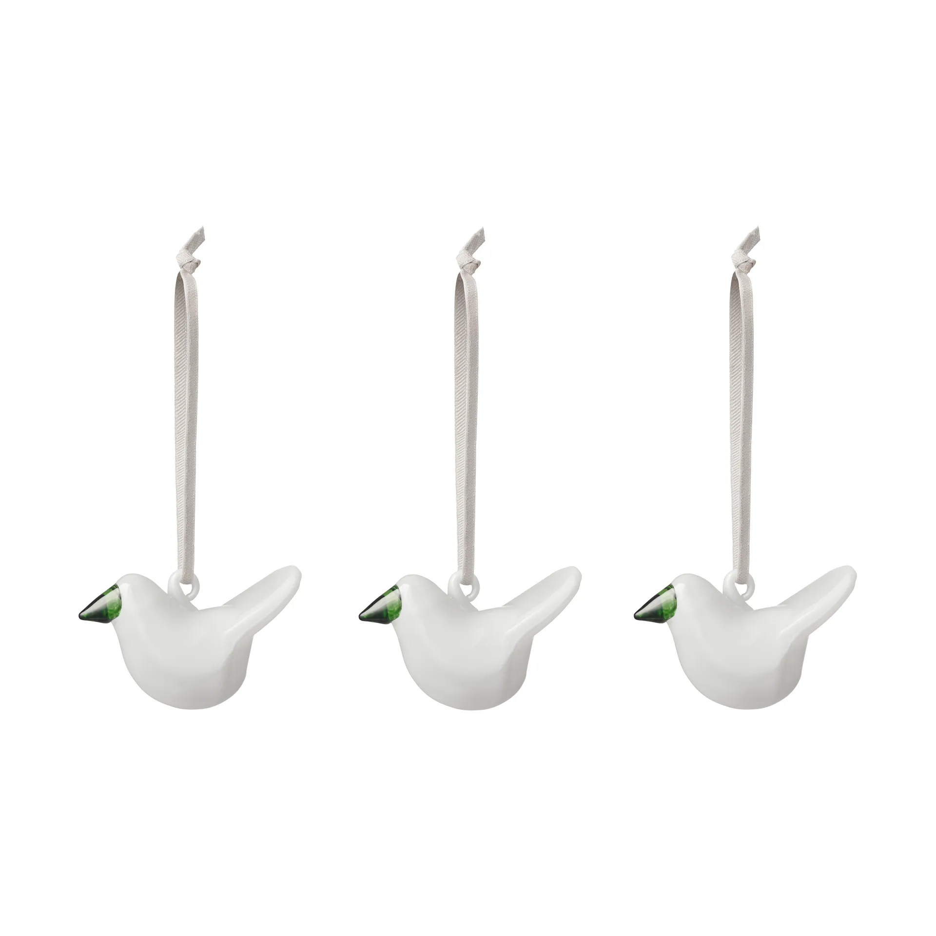 글래스 버드 3개 세트, White Iittala | 이딸라